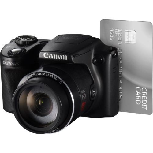  Aparat foto digital Canon PowerShot SX510 HS IS, 12.1MP, Black