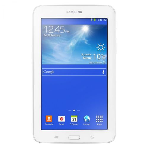 Таблет Samsung Galaxy Tab 3 Lite с процесор Dual-CoreTM 1.20GHz, 7", 1GB DDR2, 8GB, Wi-Fi, Android 4.2 Jelly Bean, Бял